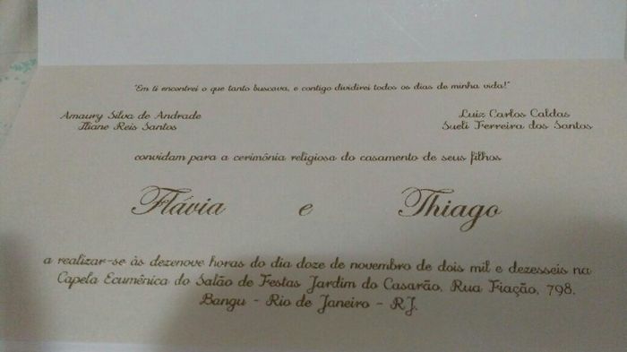 Meus convites #vemver - 2