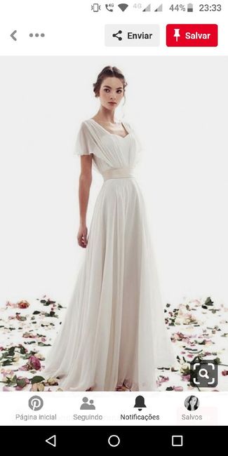 Vestido de noiva para ao Ar livre - 1