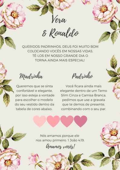 Convite de casamento - Canva - 2