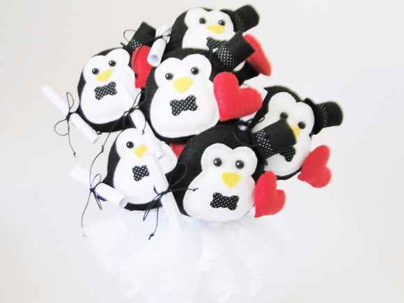 Buquê Pinguins