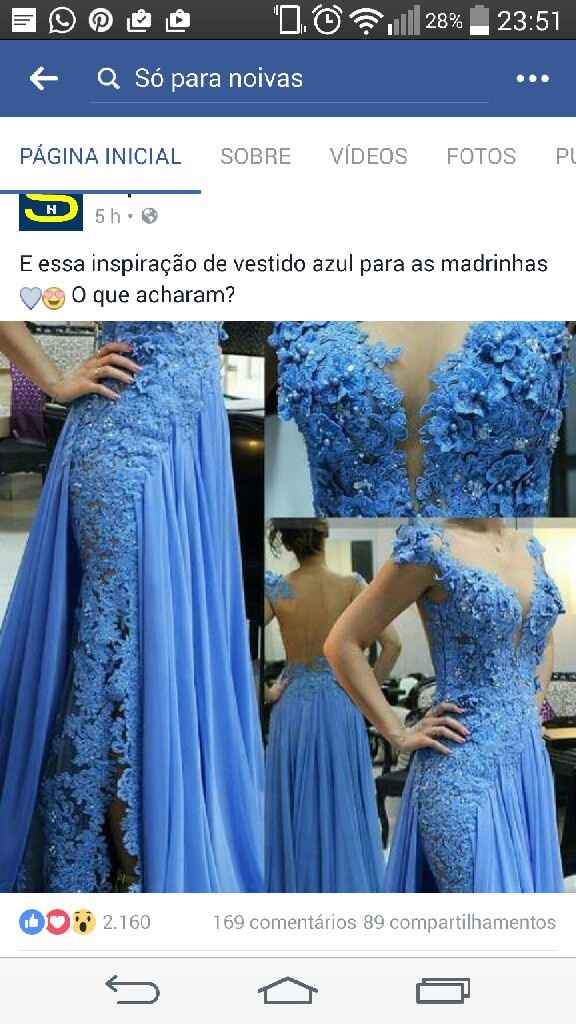Cor vestido madrinhas - 1