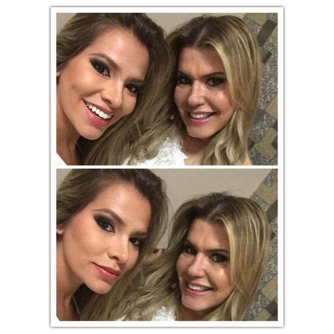 Francine Makes e Adriana exbbb