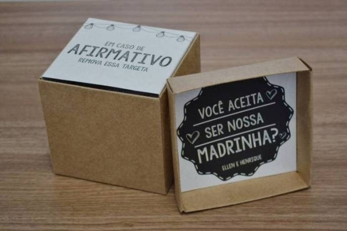 Modelo Convite Padrinhos e Madrinhas