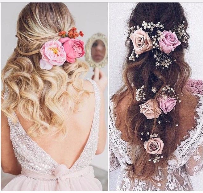 Só eu que amo flores no cabelo! 
