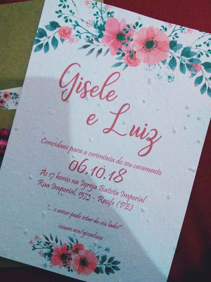 Nossos convites ❤️🌻 - 2