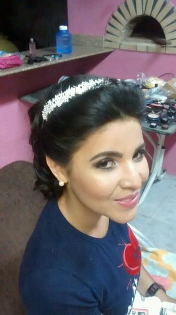 Prova da make e penteado! vem ver... - 2