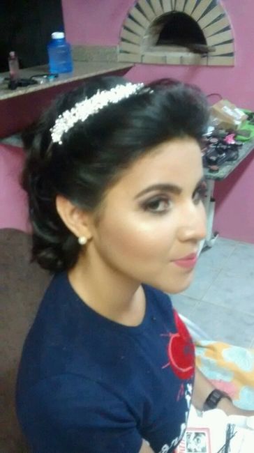 Prova da make e penteado! vem ver... - 8