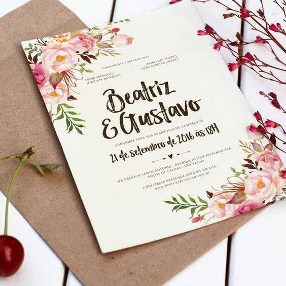 Inspirações de Convite para cada estilo - 6
