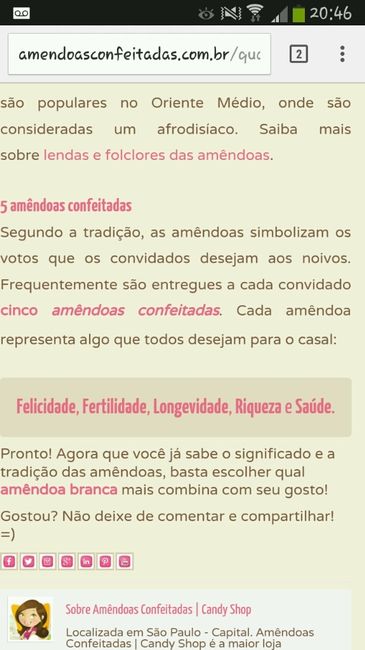 Significado da distribuição das amêndoas no casamento - 2