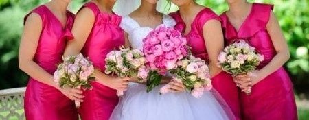 Madrinhas rosa pink 