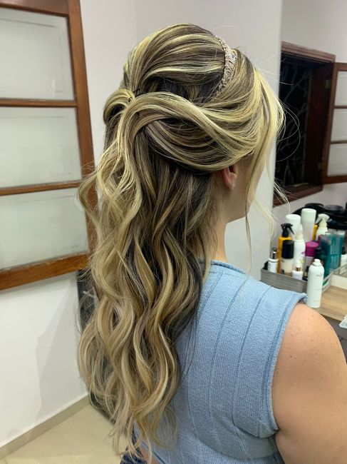 Teste de penteado e maquiagem #faltam10dias 2