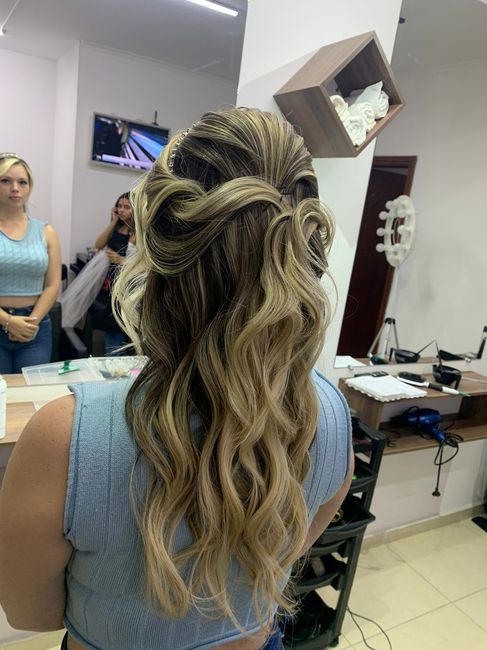 Teste de penteado e maquiagem #faltam10dias 3