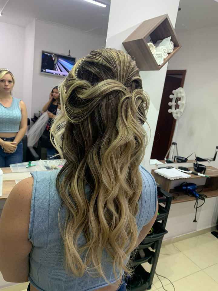 Teste de penteado e maquiagem #faltam10dias - 3