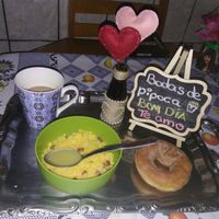 Café da manha 4 mes
