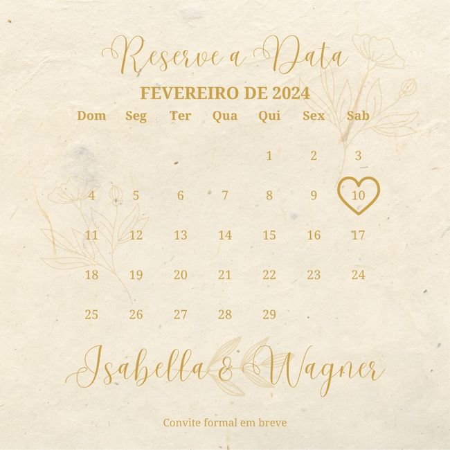 Sobre Save the date!! 1