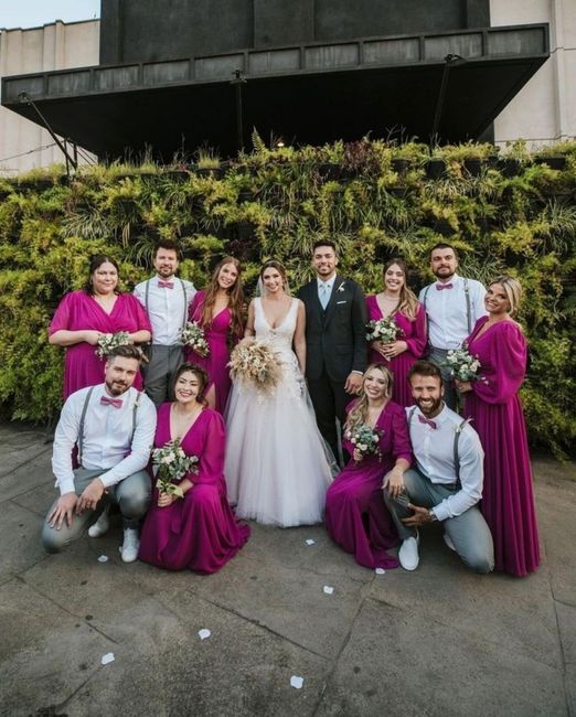 Cor vestido madrinhas e gravata dos padrinhos 1