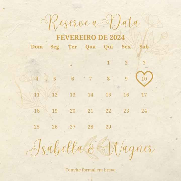 Save the date - 1