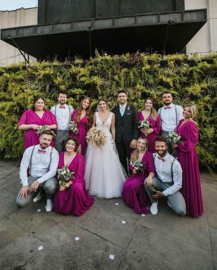 Cor vestido madrinhas e gravata dos padrinhos - 1