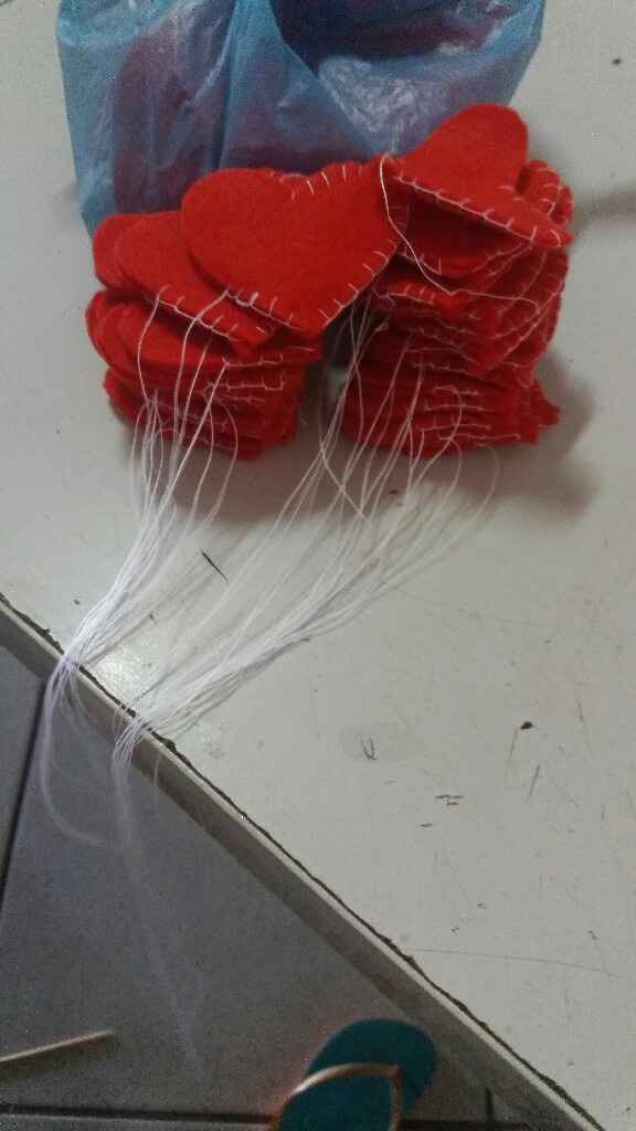 #diy centro de mesas do noivado - 10