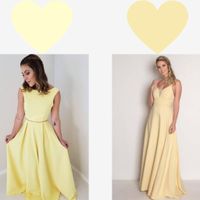 Paleta de cor Amarelo tom pastel - 1