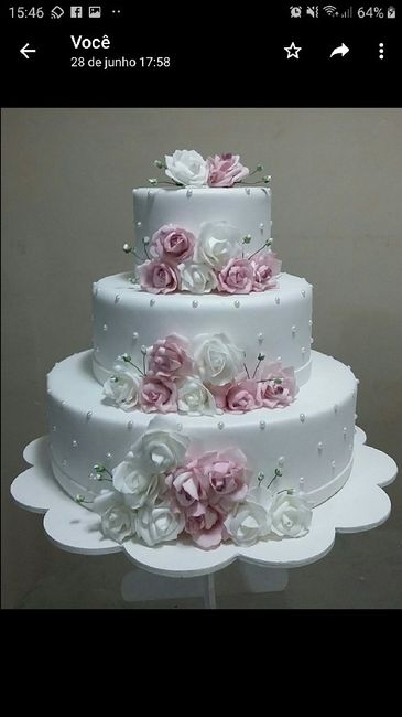 Bolo de casamento romântico ou moderno? - 1