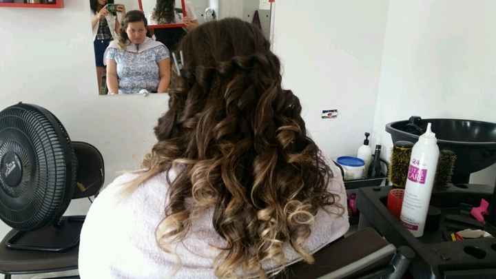 Teste penteado e maquiagem - 5