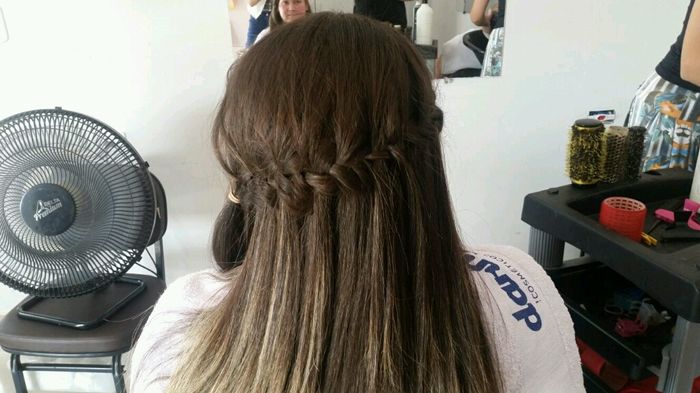 Teste penteado e maquiagem - 2