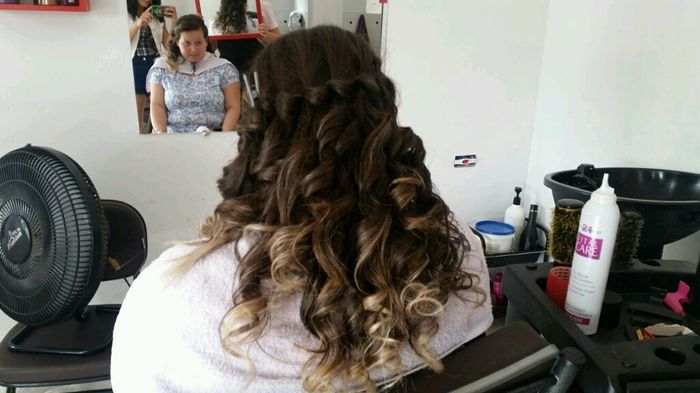 Teste penteado e maquiagem - 5