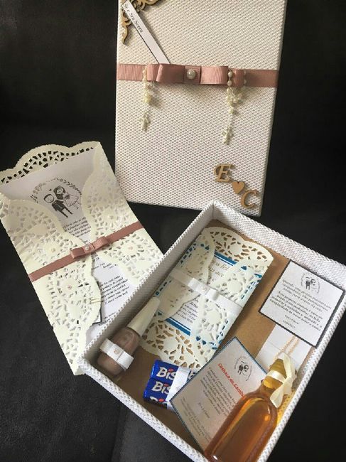 Convites de casamento para os padrinhos - 2