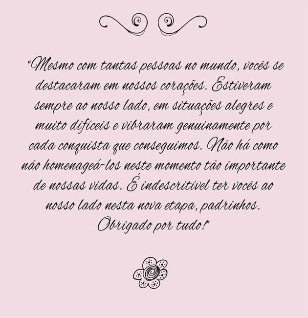 Mensagem Madrinha #convite 2