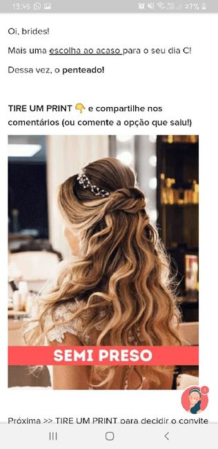 TIRE UM PRINT para decidir o penteado 28