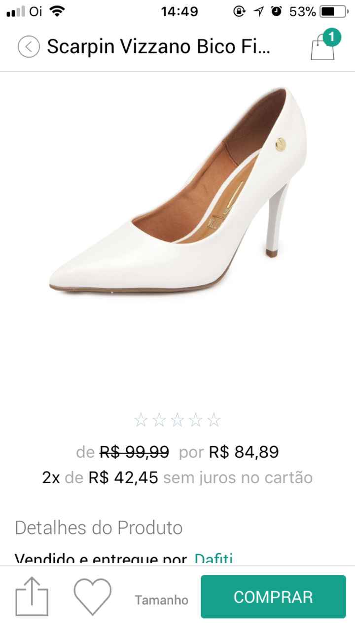  Vem saber onde encontrar sapato branco é off White... - 3