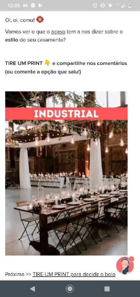 TIRE UM PRINT para decidir o estilo do casamento - 1