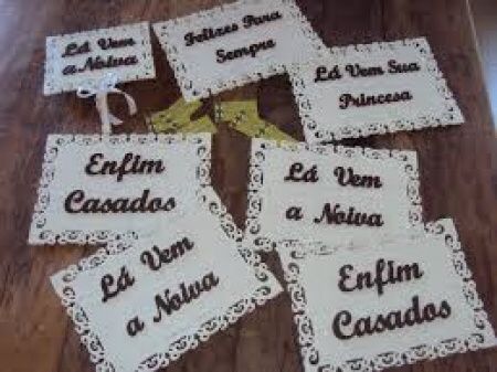 Placas pra cerimônia - 2