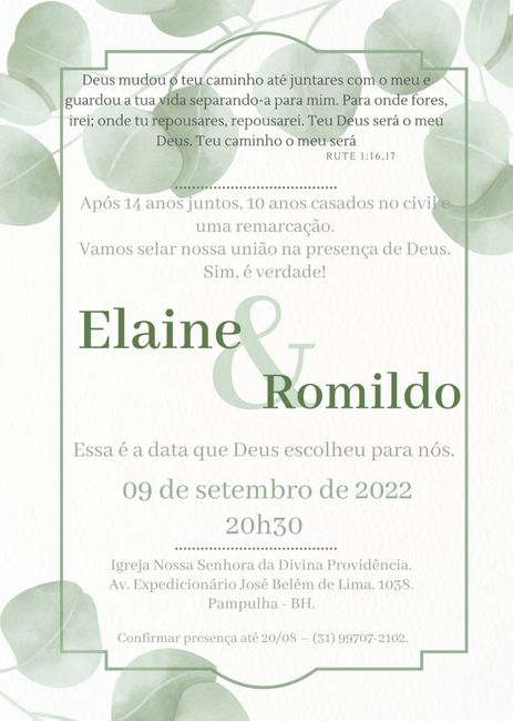 ISSO ou AQUILO: frase para o convite de casamento 1