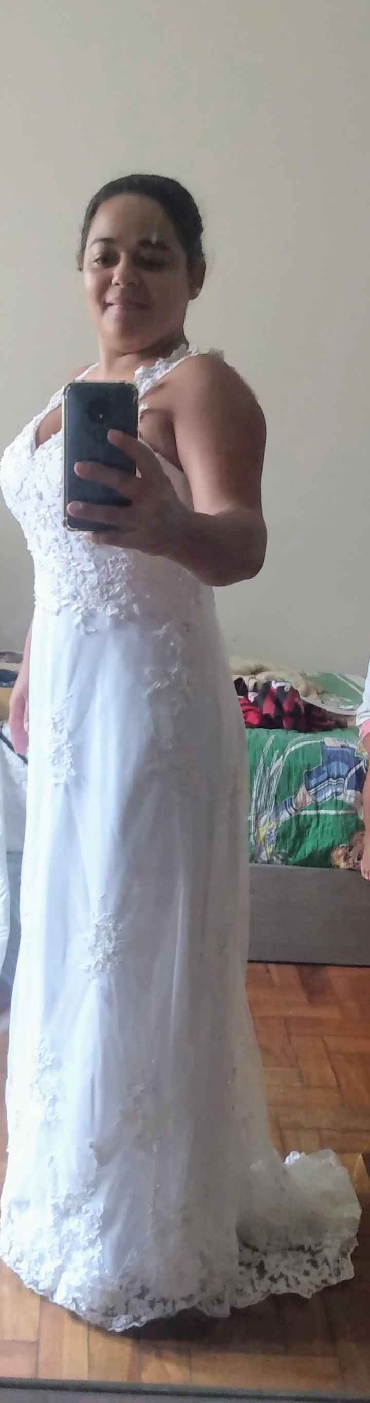 Vestido de noiva novo x usado - 1