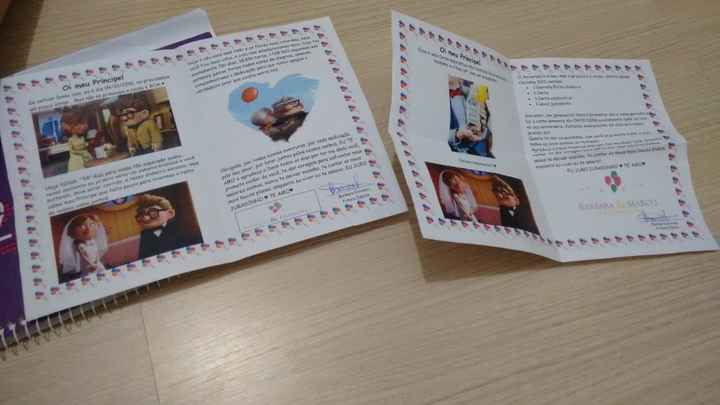 Cartas, baseadas no Filme UP