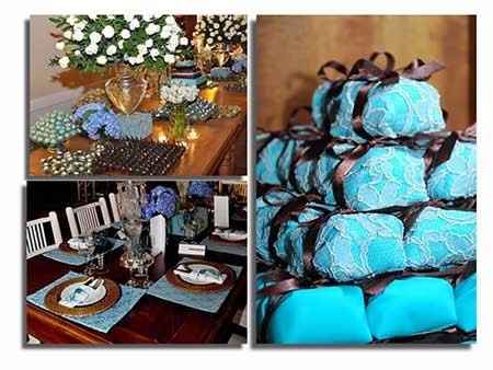 casamento azul tiffany e marrom