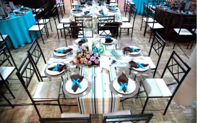 casamento azul tiffany e marrom