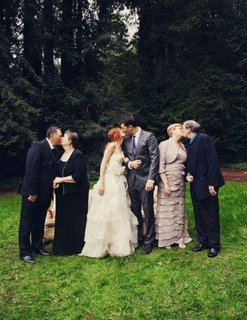 Fotos com nossos papis e mamis se beijando