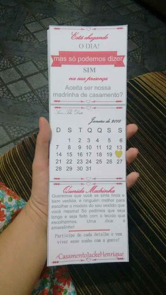 Convite padrinhos - 2