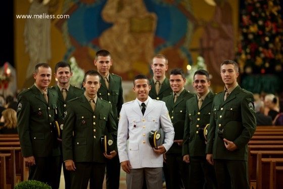 Casamento estilo militar