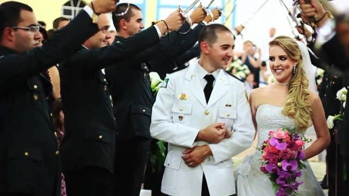 Casamento estilo militar
