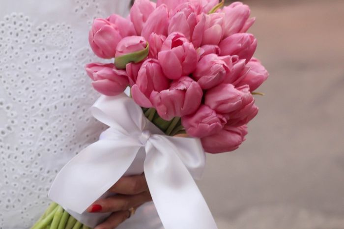 Buquê Tulipas Rosas