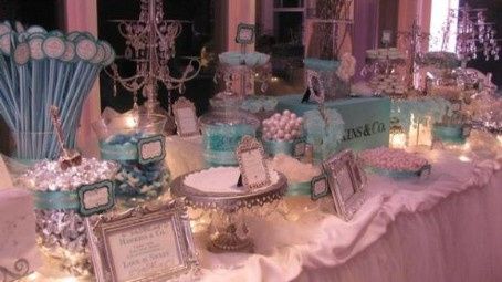 Azul Tiffany Rosa e Branco