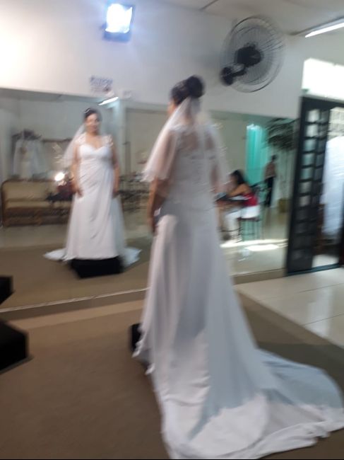 Primeira prova do vestido! 👗 #vemver - 1