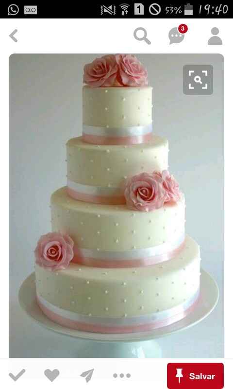 Bolo de casamento. - 1