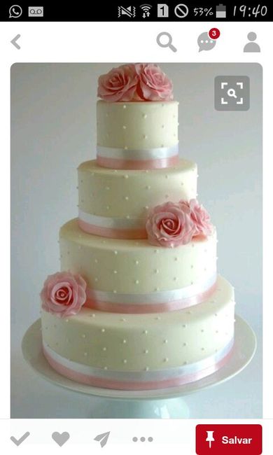 Bolo de casamento. - 1