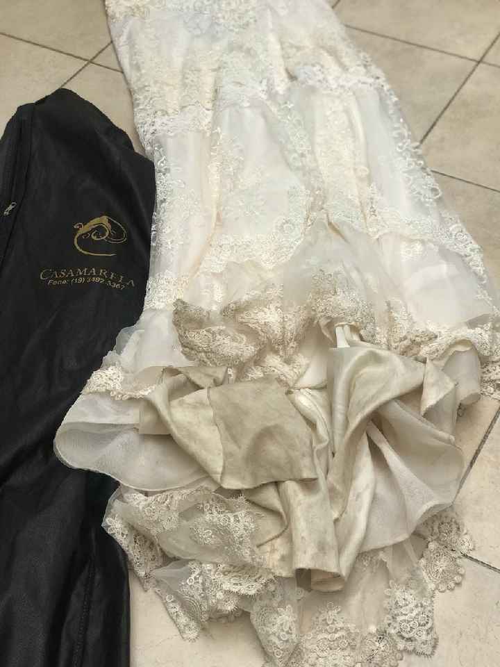 Onde lavar o vestido de noiva? - 1