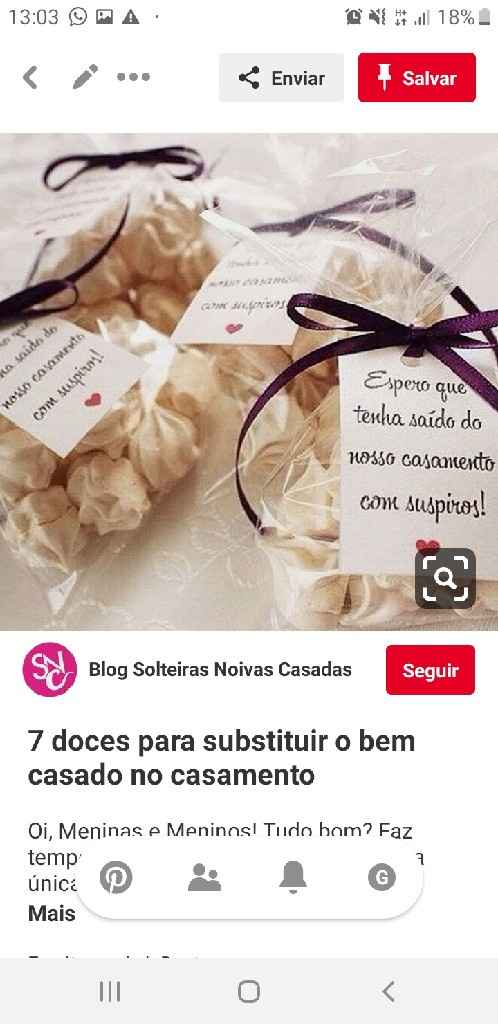 Lembrançinha - mini suspiro - 1